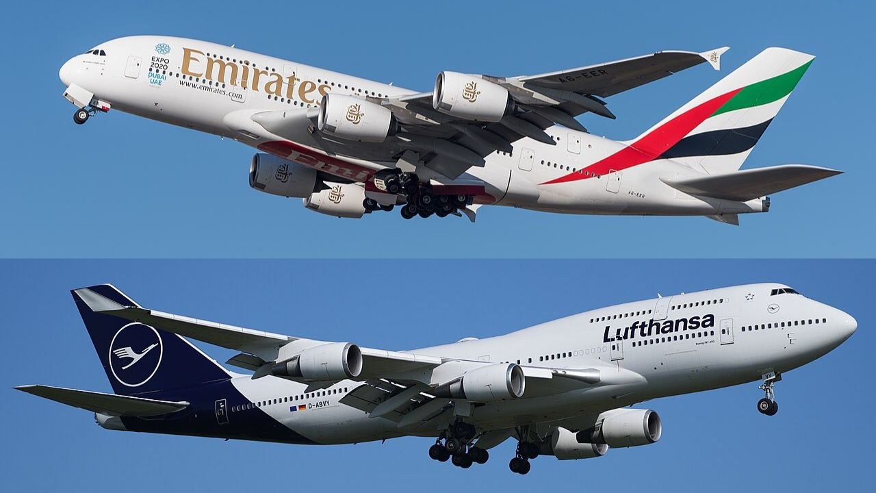Airbus A380 vs Boeing 747