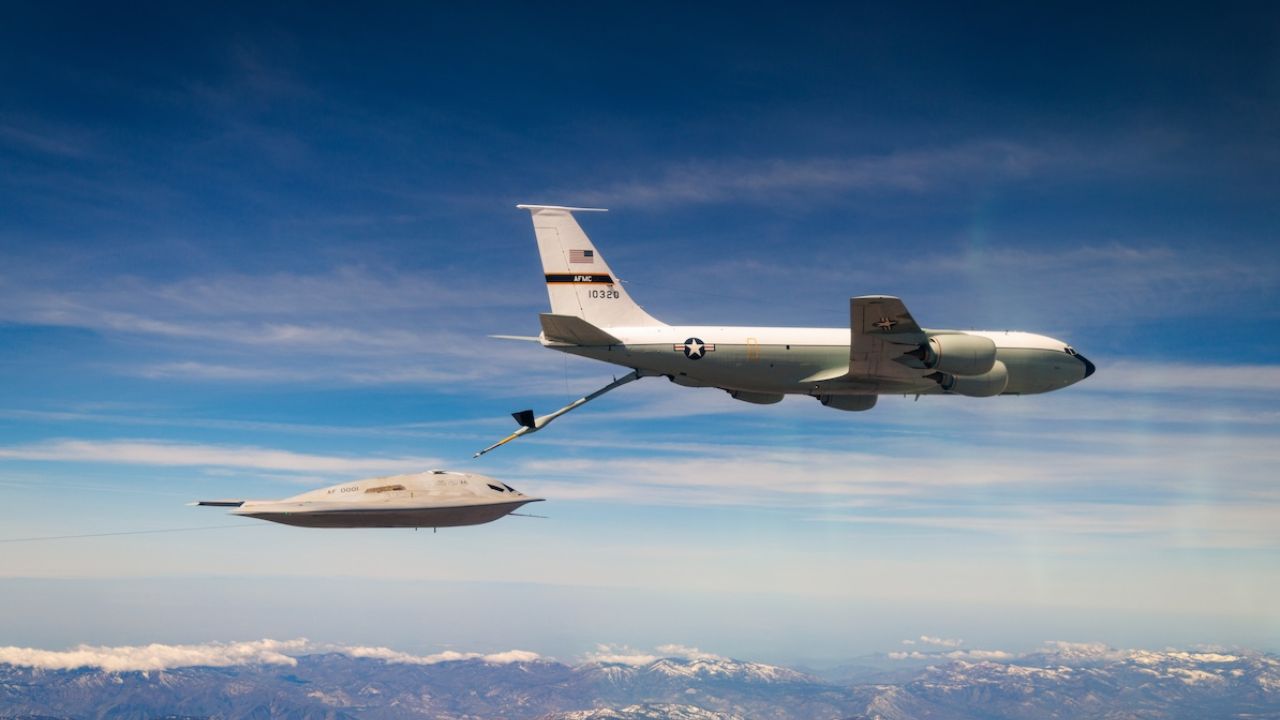 KC-135 Refueling B-21 Raider